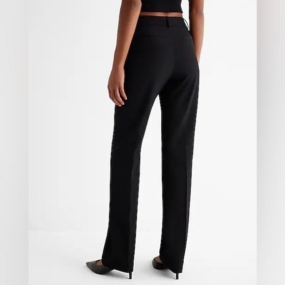 Express Editor mid-rise trousers. 12R. Never worn. Black. - Picture 5 of 7